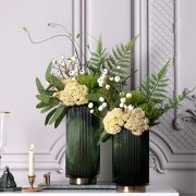 Modern Minimalist Glass Vase Transparent Floral Decorative Ornament for Living Room Dining Table Luxury Home Decoration - Image 3
