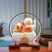 Opening Gift Moving Decoration Living Room Desktop Decor Lucky Cat Fountain Flowing Water Ornament One Piece Shipping - Image 2
