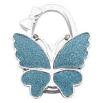Custom Metal Butterfly Hook Bag Buckle Smooth Frosted Surface Ladies' Clutch Bag Accessory Portable Table Edge Hook