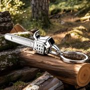 Custom Metal Saw Keychain Creative Personalized Men's Car Pendant Outdoor Woodcut Simulation Toy Gift - Image 2