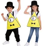 Adult Stage Performance Costume Unusual Small Town Triangle Bill Civerall-In-One Suit Halloween Performance Dress Up Clothes