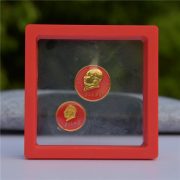 Custom Metal Medal Badge Sun Pattern Commemorative Head Portrait Pin 2.3cm Mao Zedong Lapel Pin Service For The People - Image 2
