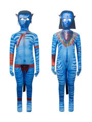 Avatar 3 Movie Same Style Cosplay Costume For Men Women Children Halloween Role-play Jumpsuit Tight Body Suit Stage Performance - Image 5