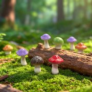 蘑菇苔藓缸造景DIY材料 迷你场景配件树脂工艺品 装饰摆件 - Image 2