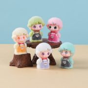 新品植绒站姿背带裤莫莫 萌粒手工diy饰品创意小玩意树脂桌面摆件 - Image 4