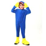 Amazon Exclusive Children's Halloween Cosplay Bobbi Game Time Jumpsuit Cartoon Doll Adult Stage Performance Costume