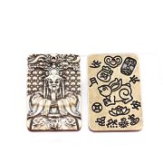 2026 New Custom Metal Medal Badge Five Grandpa Copper Pendant Keychain Charm Accessory Car Keychain Metal Crafts - Image 5