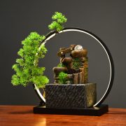 Feng Shui Stone Water Fountain Ornament for Living Room Entrance New Home Opening Business Gift Circulating Wealth Decoration - Image 2