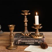 French Classical Customizable Decorative Ornament Candles Holder for Shop Bar Dining Table European Retro Style Props - Image 3