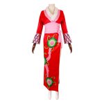 One Piece Anime Cosplay Costume Women's Snake Queen Hanako Black Cheongsam Adult Stage Performance Wear