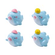 Adorable Miniature Shark Top Ball Customizable Decorative Ornaments for Ocean Aquarium Scenery DIY Accessories Resin Crafts - Image 5