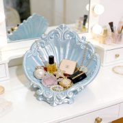 Baroque Style Shell Shaped Decorative Ornaments Customizable Desktop Storage Box Jewelry Tray Ideal For Home Decor - Image 3