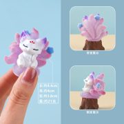 New Creative Customizable Decorative Resin Ornament Nine-Tailed Fox Desk Decoration Trendy Plaything Office Desktop Decoration - Image 3