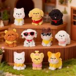 Customizable Cartoon Dog Resin Craft Decoration Creative Home Desktop Miniature Landscape Accessories