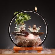 New Chinese Style Creative Wealth Attracting Flowing Water Fountain Ornament for Home Living Room Entrance New Year Gift - Image 2