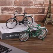 Vintage Retro Bicycle Model Tabletop Decoration Custom Metal Badge Iron Art Pedal Car Craftwork Handmade Collectible Item - Image 4