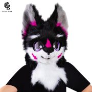 Custom Mascot Costume Furry Dog Mask Plush Animal Headwear for Dog Breed Enthusiasts Popular on Amazon Etsy