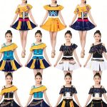 New Children's K-POP Hunter Magician Group Swimsuit One-Piece Bikini Female Child Swimming Costume Stage Performance Outfit