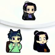 Custom Metal Medal Badge Creative Cartoon Style Lapel Pin Anime Themed Fashion Accessory Chest Pin Decoration - Image 2