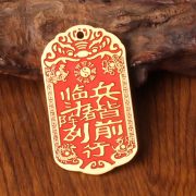 Custom Metal Pendant Necklace Lucky Charm Personalized Engraving Safe Wealth Decoration Accessory For Daily Wear - Image 3