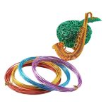 DIY Woven Craft Colored Aluminum Wire 0.6-3mm Custom Metal Medal Badge Material Small Jewelry Making Oxidized Aluminum Wire