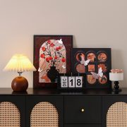 Retro Customizable Decorative Bifold Lampshade for Dormitory Study Bedroom Nightstand Warm Romantic Atmosphere Light Ornament - Image 4