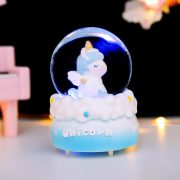 Angel Unicorn Mini Crystal Ball Customizable Decorative Ornament Creative Gift for Girls Birthday Toy Resin Craft - Image 3