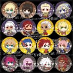 Fate/EXTELLA Custom Metal Medal Badge Q Version Seba Archimedes Unnamed Karna Pendant Collectible Souvenir