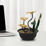 Indoor Home Decor Wealth Attracting Flowing Water Fountain Ornament for Living Room Office Entrance Ideal Opening Gift - Image 2