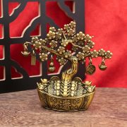 New Feng Shui Wealth Attracting Tree Home Decoration Metal Craft Customizable Money Tree Ideal Housewarming Gift - Image 3