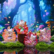 Customizable Creative Desktop Decoration Resin Craftwork Cartoon Home Decor Nine-Tailed Blind Box Dreamy Style Manufacturer Wholesale - Image 2