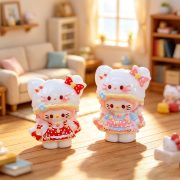 Resin Creative 3D Cartoon Kitty Cat Figurine Customizable Decorative Ornament Desktop Miniature Landscape Decoration - Image 4