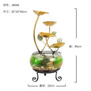 Desktop Creative Glass Aquarium Water Fountain Ornament Ideal for Opening Gifts Moving Gifts Wealth Attracting Decorations - Image 6