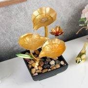 Creative Home Decor Wealth Attracting Landscape Flowing Water Fountain Ornament Perfect Housewarming Gift Desktop Decoration - Image 2
