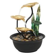 Indoor Home Decor Wealth Attracting Flowing Water Fountain Ornament for Living Room Office Entrance Ideal Opening Gift