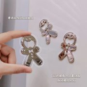 Creative Gingerbread Man Bottle Opener Doll Fridge Magnet Full Moon Wedding Beer Bottle Opener Custom Metal Medal Badge - Image 2