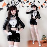 Sexy Rabbit Girl Halloween Costume Adult Stage Performance Gogo Dance Outfit DJ Dancewear Bar DS Stage Props And Costumes