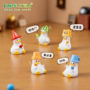 Adorable Miniature Customizable Decorative Ornaments Toy Duckmelon Grapes Perfect for Dollhouse DIY Decoration Accessories