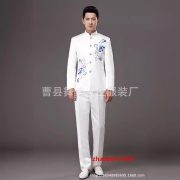 Adult Stage Performance Costume Traditional Chinese Shanzhuang Outfit Children's Performance Clothing Collared Ethnic Style