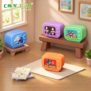 Creative Retro Childhood Miniature TV Dollhouse Customizable Decorative Ornament DIY Desktop Decoration Resin Craft - Image 2