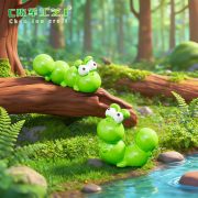 Customizable Decorative Ornaments Miniature Garden Scene DIY Decoration Accessories Cute Miniature Caterpillar Resin Craft - Image 4