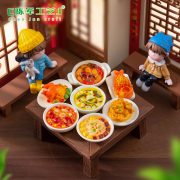 Miniature Chinese New Year Dinner Creative Simulation Sour Cabbage Fish Food Toy DIY Decorative Ornament Resin Craft Accessory - Image 3