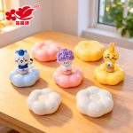 New Customizable Decorative Resin Ornament Cartoon Cloud Base DIY Car Desktop Decoration Resin Stand