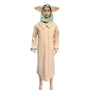 Halloween Mandalorian Yoda Baby Alien Costume Adult Stage Performance cosplay outfit for kids and adults stage shows
