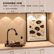 Retro Folding Customizable Decorative Ornament Chinese Style Small Screen Divider Tea Table Side Cabinet Entrance Decoration - Image 4
