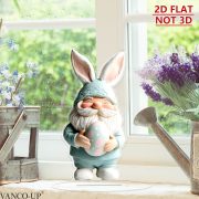 Customizable Cartoon Easter Egg Basket Decorative Ornaments Acrylic Craft Home Party Festival Decoration Items - Image 3