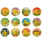Colorful Zodiac Animal Commemorative Coins Full Set Custom Metal Medal Badges Craft Souvenir Collectible Items - Image 5