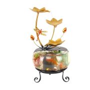 Creative Desktop Glass Fish Tank Flowing Water Fountain Ornament for Living Room Entrance TV Cabinet Circular Wealth Attraction - Image 5