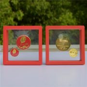 Mao Zedong Portrait Badge Collectible Commemorative Metal Medal Tiananmen Service For The People Chest Badge In Transparent Red Box - Image 5