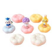 New Customizable Decorative Resin Ornament Cartoon Cloud Base DIY Car Desktop Decoration Resin Stand - Image 5
